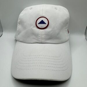 Imperial Folds of Honor Golf Hat Mens White Adjustable Performance Cap Veterans